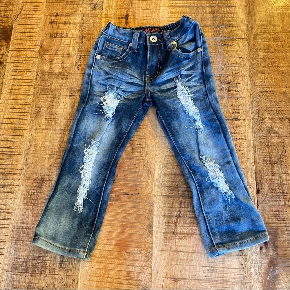 NWOT 3T distressed Toddler Girl Jeans NEW